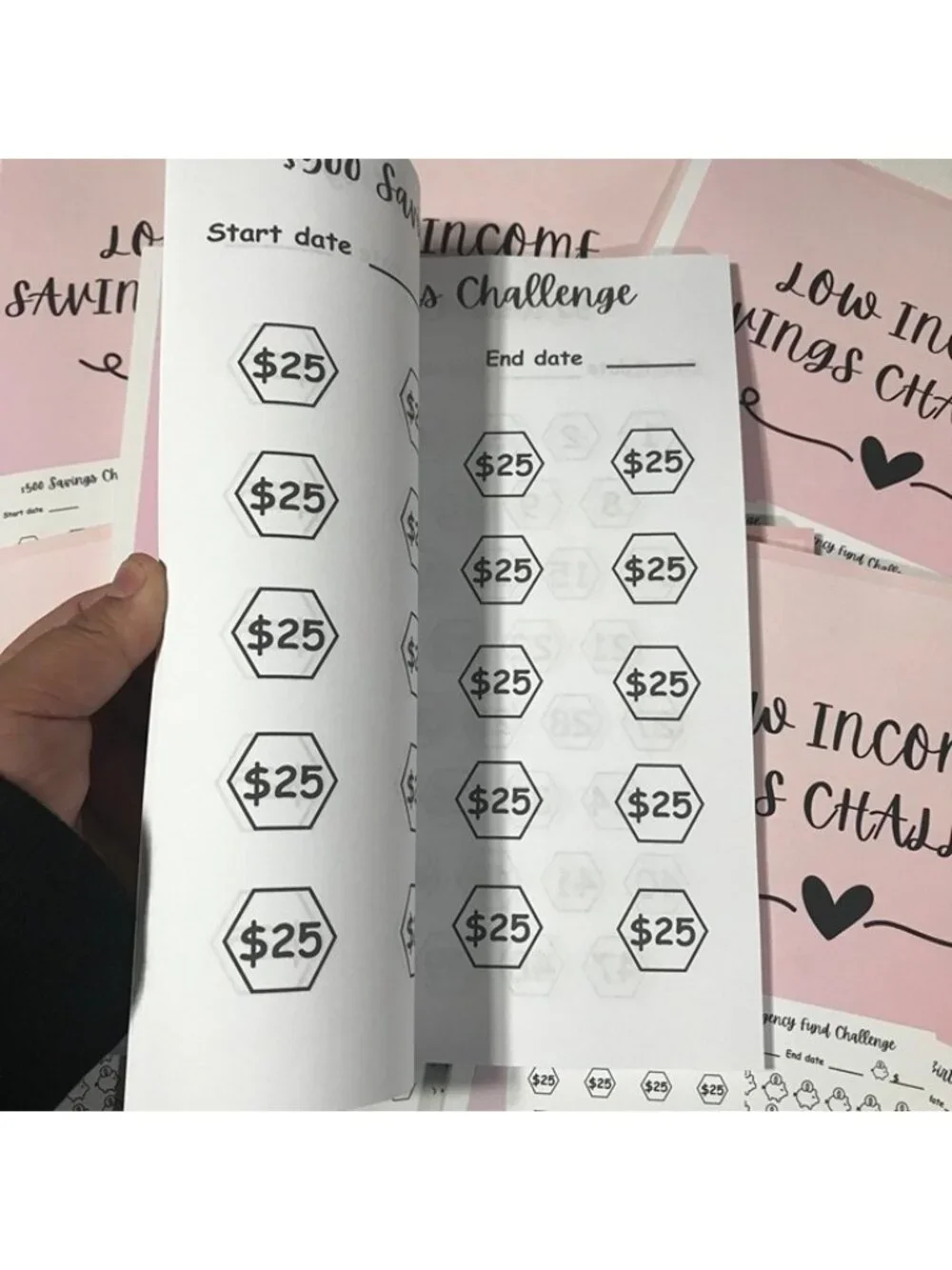 Savings challenges book 20+ challenges
